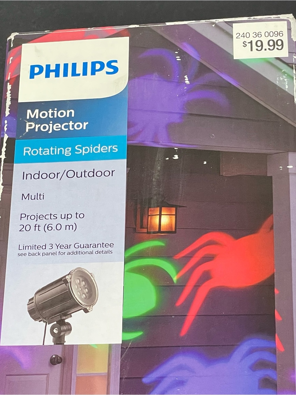 Philips Motion Projector - Rotating Spiders - Multi Color - Picture 2 of 9